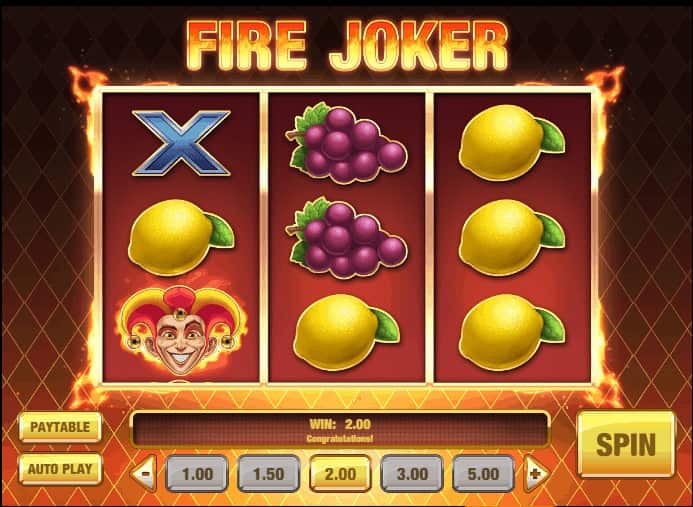 Fire joker online fruitautomaten gameplay2 - fire joker