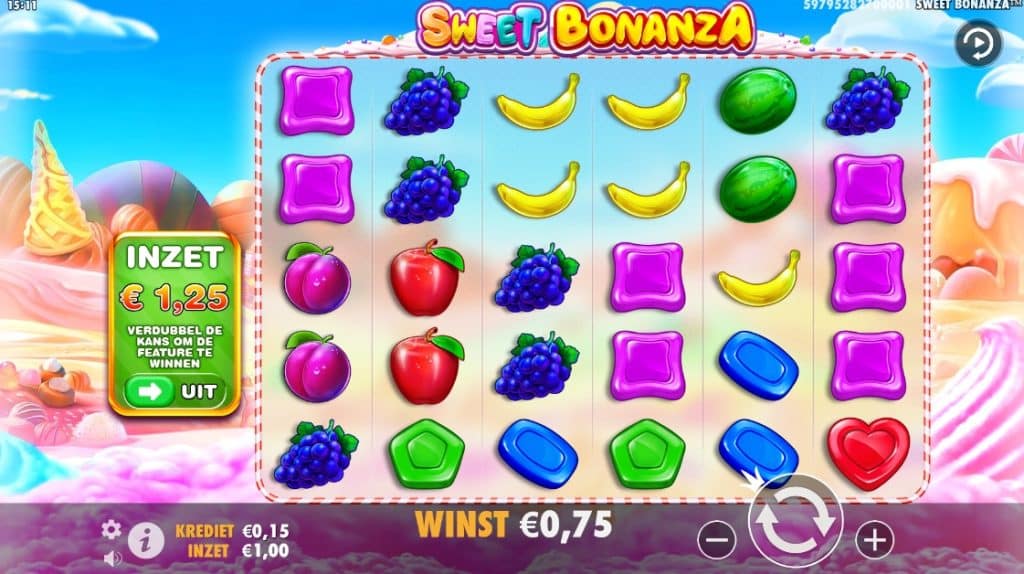 Sweet bonanza screenshot dutchgamblers