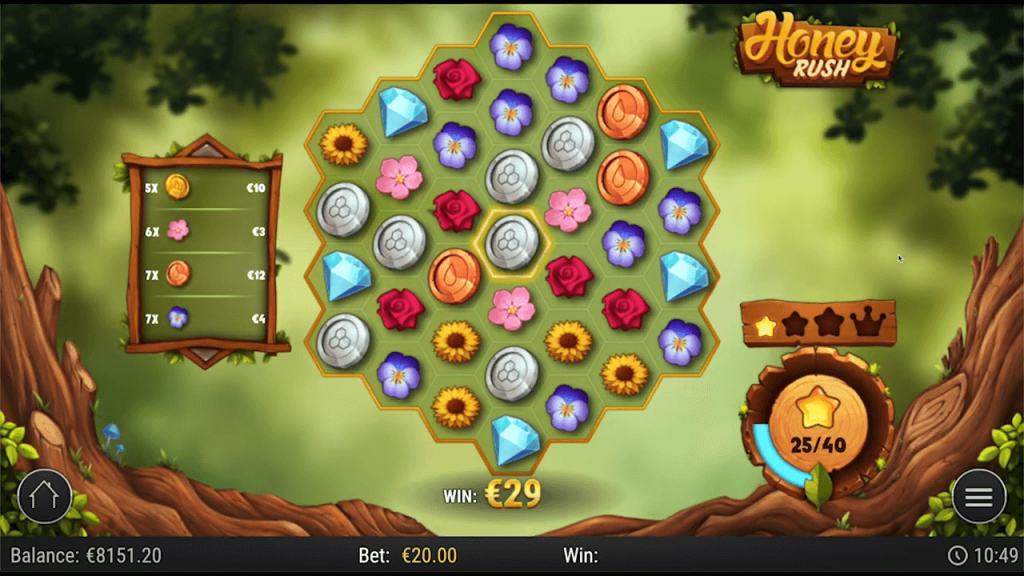 Honey rush review 3 dutchgamblers - honey rush