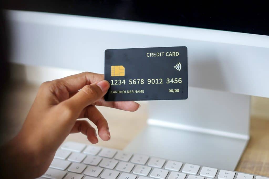 Blank Black Credit Card