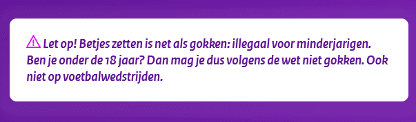 Image 25 - kansspelautoriteit lanceert campagne betjes buitenspel