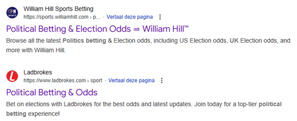 Image 2 - alles over gokken op verkiezingen