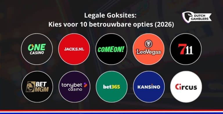 Legale goksites kies voor 10 betrouwbare opties 2026 - kies de beste online casino’s van nederland