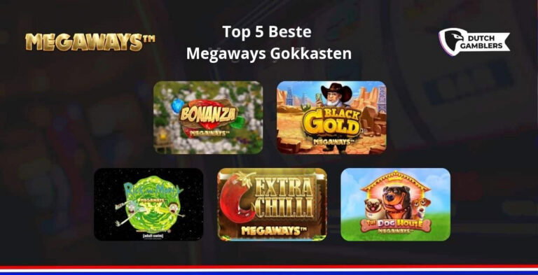 Top 5 beste Megaways gokkasten: Bonanza, Black Gold, Rick and Morty, Extra Chilli en The Dog House